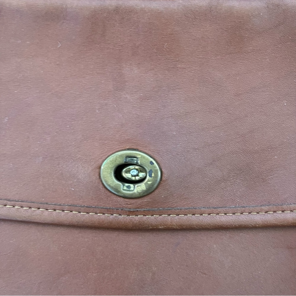 Vintage Coach British tan leather Taft shoulder bag - Picture 4 of 16